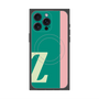 プレミアムスクエアケース with MagSafe［ オリジナル - initial color line - Z green ］