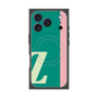 プレミアムスクエアケース with MagSafe［ オリジナル - initial color line - Z green ］