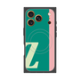 プレミアムスクエアケース with MagSafe［ オリジナル - initial color line - Z green ］