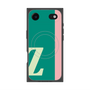 プレミアムスクエアケース with MagSafe［ オリジナル - initial color line - Z green ］