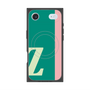 プレミアムスクエアケース with MagSafe［ オリジナル - initial color line - Z green ］