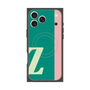 プレミアムスクエアケース with MagSafe［ オリジナル - initial color line - Z green ］