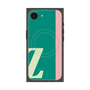 プレミアムスクエアケース with MagSafe［ オリジナル - initial color line - Z green ］