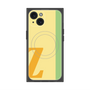 プレミアムスクエアケース with MagSafe［ オリジナル - initial color line - Z yellow ］