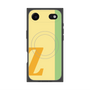 プレミアムスクエアケース with MagSafe［ オリジナル - initial color line - Z yellow ］