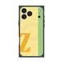 プレミアムスクエアケース with MagSafe［ オリジナル - initial color line - Z yellow ］