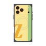 プレミアムスクエアケース with MagSafe［ オリジナル - initial color line - Z yellow ］