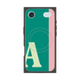 プレミアムスクエアケース with MagSafe［ オリジナル - initial color line - A green ］
