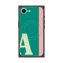 プレミアムスクエアケース with MagSafe［ オリジナル - initial color line - A green ］