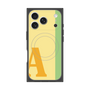 プレミアムスクエアケース with MagSafe［ オリジナル - initial color line - A yellow ］