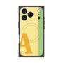 プレミアムスクエアケース with MagSafe［ オリジナル - initial color line - A yellow ］