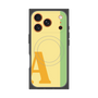 プレミアムスクエアケース with MagSafe［ オリジナル - initial color line - A yellow ］