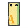 プレミアムスクエアケース with MagSafe［ オリジナル - initial color line - A yellow ］