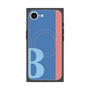 プレミアムスクエアケース with MagSafe［ オリジナル - initial color line - B blue ］