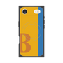 プレミアムスクエアケース with MagSafe［ オリジナル - initial color line - B orange ］