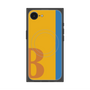 プレミアムスクエアケース with MagSafe［ オリジナル - initial color line - B orange ］