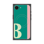 プレミアムスクエアケース with MagSafe［ オリジナル - initial color line - B green ］
