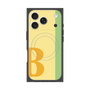 プレミアムスクエアケース with MagSafe［ オリジナル - initial color line - B yellow ］