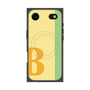 プレミアムスクエアケース with MagSafe［ オリジナル - initial color line - B yellow ］