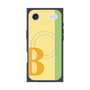 プレミアムスクエアケース with MagSafe［ オリジナル - initial color line - B yellow ］