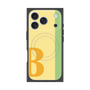 プレミアムスクエアケース with MagSafe［ オリジナル - initial color line - B yellow ］