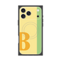 プレミアムスクエアケース with MagSafe［ オリジナル - initial color line - B yellow ］