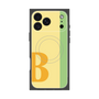 プレミアムスクエアケース with MagSafe［ オリジナル - initial color line - B yellow ］