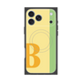 プレミアムスクエアケース with MagSafe［ オリジナル - initial color line - B yellow ］