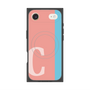 プレミアムスクエアケース with MagSafe［ オリジナル - initial color line - C pink ］