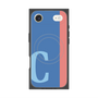 プレミアムスクエアケース with MagSafe［ オリジナル - initial color line - C blue ］