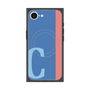 プレミアムスクエアケース with MagSafe［ オリジナル - initial color line - C blue ］