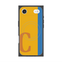 プレミアムスクエアケース with MagSafe［ オリジナル - initial color line - C orange ］