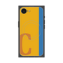 プレミアムスクエアケース with MagSafe［ オリジナル - initial color line - C orange ］