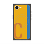 プレミアムスクエアケース with MagSafe［ オリジナル - initial color line - C orange ］