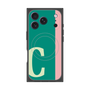 プレミアムスクエアケース with MagSafe［ オリジナル - initial color line - C green ］