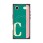 プレミアムスクエアケース with MagSafe［ オリジナル - initial color line - C green ］