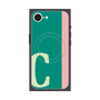 プレミアムスクエアケース with MagSafe［ オリジナル - initial color line - C green ］