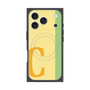 プレミアムスクエアケース with MagSafe［ オリジナル - initial color line - C yellow ］