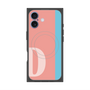 プレミアムスクエアケース with MagSafe［ オリジナル - initial color line - D pink ］
