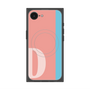 プレミアムスクエアケース with MagSafe［ オリジナル - initial color line - D pink ］
