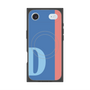 プレミアムスクエアケース with MagSafe［ オリジナル - initial color line - D blue ］