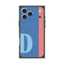 プレミアムスクエアケース with MagSafe［ オリジナル - initial color line - D blue ］