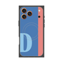 プレミアムスクエアケース with MagSafe［ オリジナル - initial color line - D blue ］