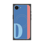プレミアムスクエアケース with MagSafe［ オリジナル - initial color line - D blue ］