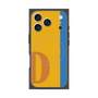 プレミアムスクエアケース with MagSafe［ オリジナル - initial color line - D orange ］