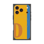 プレミアムスクエアケース with MagSafe［ オリジナル - initial color line - D orange ］