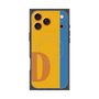 プレミアムスクエアケース with MagSafe［ オリジナル - initial color line - D orange ］