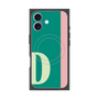 プレミアムスクエアケース with MagSafe［ オリジナル - initial color line - D green ］