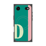プレミアムスクエアケース with MagSafe［ オリジナル - initial color line - D green ］