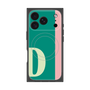 プレミアムスクエアケース with MagSafe［ オリジナル - initial color line - D green ］